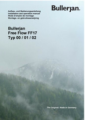 Bullerjan Free Flow FF17 02 Aufbau- Und Bedienungsanleitung