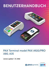 PAX A35 Benutzerhandbuch
