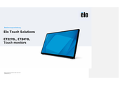 Elo Touch Solutions ET2270L Bedienungsanleitung
