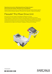 Sartorius Flexsafe Pro Mixer Drive Unit Betriebsanleitung