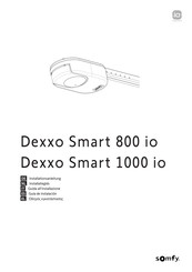 SOMFY Dexxo Smart 800 io Installationsanleitung