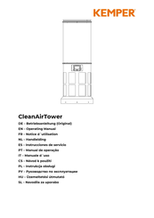 Kemper CleanAirTower SF 9000 Betriebsanleitung