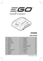 Ego Power+ CH3200E Übersetzung Der Originalanleitung
