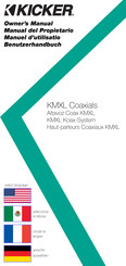 Kicker KMXL65 Benutzerhandbuch