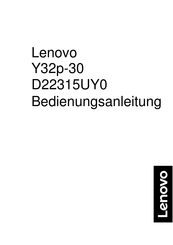 Lenovo Y32p-30 Bedienungsanleitung