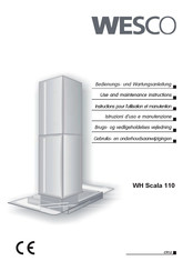 Wesco WH Scala 110 Bedienungs- Und Wartungsanleitung