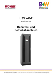 B+W Wohrle WP-T-Serie Benutzer- Und Betriebshandbuch