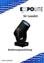 Expolite Sir Luxalot Bedienungsanleitung