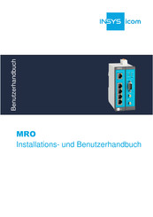 insys icom MRO Installations- Und Benutzerhandbuch