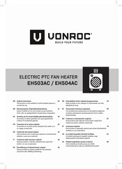 VONROC EH503AC Bersetzung Der Originalbetriebsanleitung