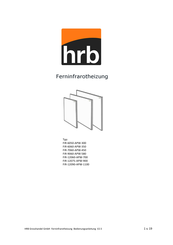 HRB FIR-12060-APW-700 Bedienungsanleitung