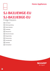 Sharp SJ-BA31IEWGE-EU Bedienungsanleitung