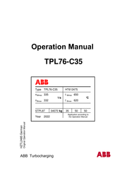 ABB TPL76-C35 Bedienungsanleitung
