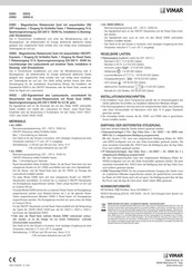 Vimar 03991 Bedienungsanleitung