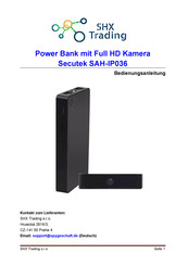 Secutek SAH-IP036 Bedienungsanleitung