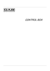 DAB CONTROL BOX Handbuch