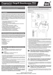 DNT DoorAccess PRO Bedienungsanleitung