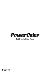 POWERCOLOR RX 7000 Installationsanleitung