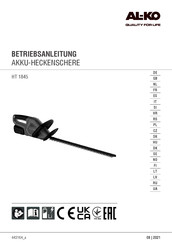 Al-Ko HT 1845 Betriebsanleitung