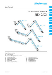 Nederman NEX DX-Serie Bedienungsanleitung