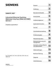 Siemens SIMATIC NET SCALANCE XCM-300 Projektierungshandbuch