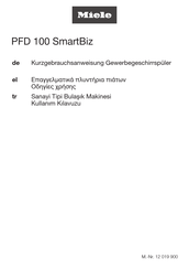 Miele PFD 100 SmartBiz Kurzgebrauchsanweisung