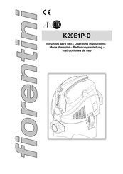 FIORENTINI K28D Bedienungsanleitung