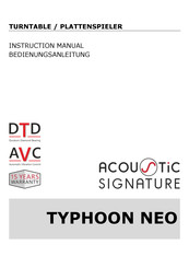 Acoustic Signature TYPHOON NEO Bedienungsanleitung