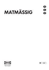 IKEA MATMASSIG AA-2026732-3 Bedienungsanleitung