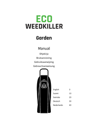 ECO WEEDKILLER EWK25-GARDEN Gebrauchsanweisung
