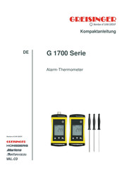 Greisinger G 1700-Serie Kompaktanleitung
