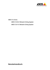 Axis Communications C1211-E Benutzerhandbuch