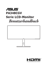 Asus ProArt PA348CGV Serie Benutzerhandbuch