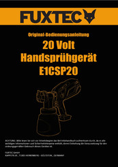 Fuxtec E1CSP20 Original Bedienungsanleitung