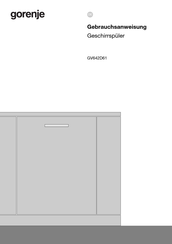 Gorenje GV642D61 Gebrauchsanweisung