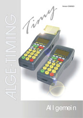 ALGE-Timing Timy P Bedienungsanleitung