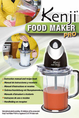 KENJI Food Maker Pro Gebrauchsanleitung Und Rezepte