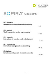 KULZER SOPIRA Citoject N Gebrauchsanleitung