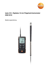 testo 416 Bedienungsanleitung