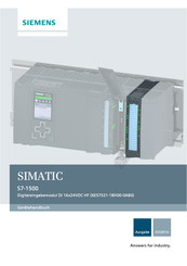 Siemens 6ES7521-1BH00-0AB0 Gerätehandbuch