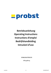 probst STS-43-EH-23 Betriebsanleitung