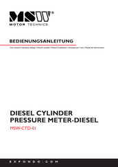 MSW Motor Technics MSW-CTD-01 Bedienungsanleitung