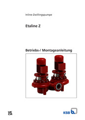 KSB Etaline Z Betriebs- Und Montageanleitung