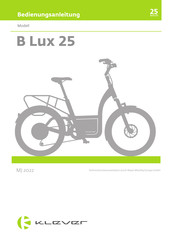 Klever B Lux 25 Bedienungsanleitung