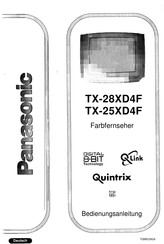 Panasonic TX-25XD4F Bedienungsanleitung