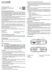 Speaka Professional SP-HSW-231 Bedienungsanleitung