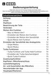 HORI NSW-326 Bedienungsanleitung