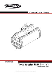 SHOWTEC Truss Booster RDM 1-6 V1 Bedienungsanleitung