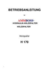 AMMBOSS H 170 Betriebsanleitung