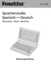 Franklin LDS-1990 Bedienungsanleitung